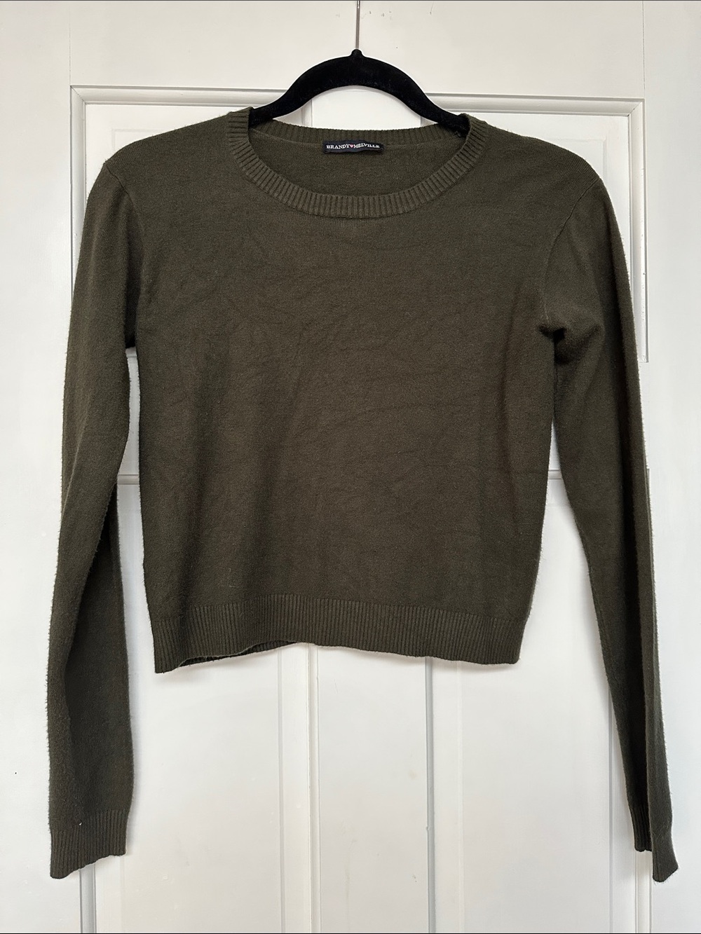 Vintage Brandy Melville Olive Crewneck Sweater